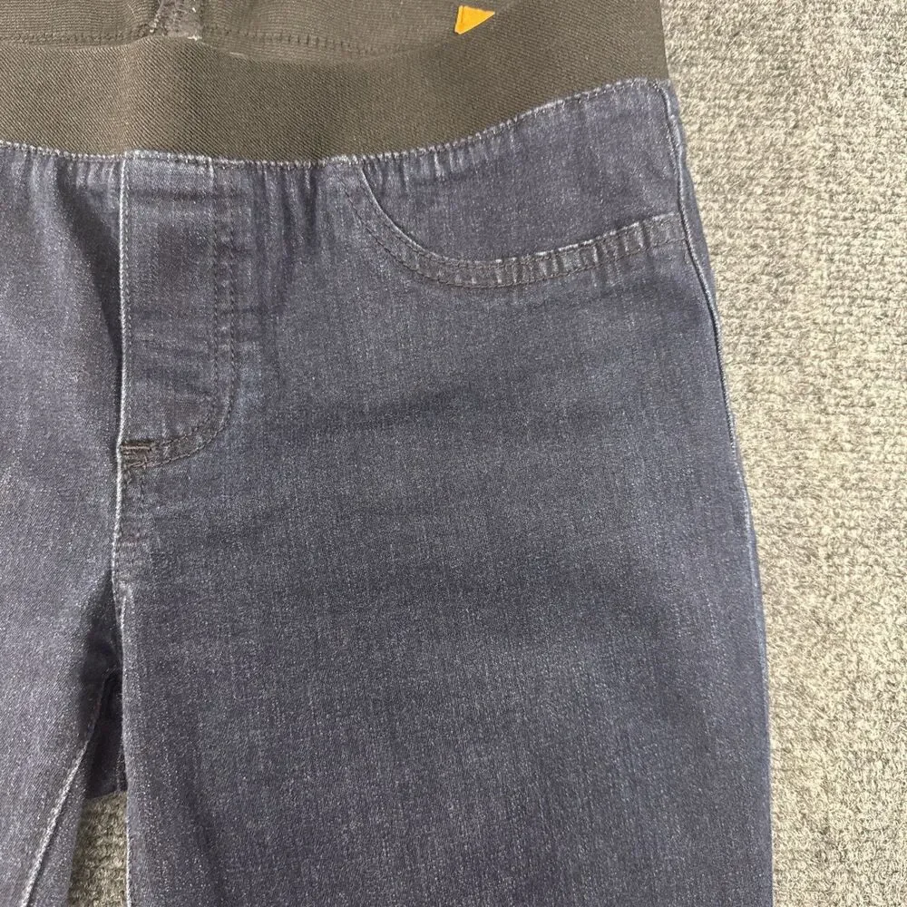 Tory Burch Denim Leggings Skinny Pull On Dark Wash Stretch Jeans Size 27